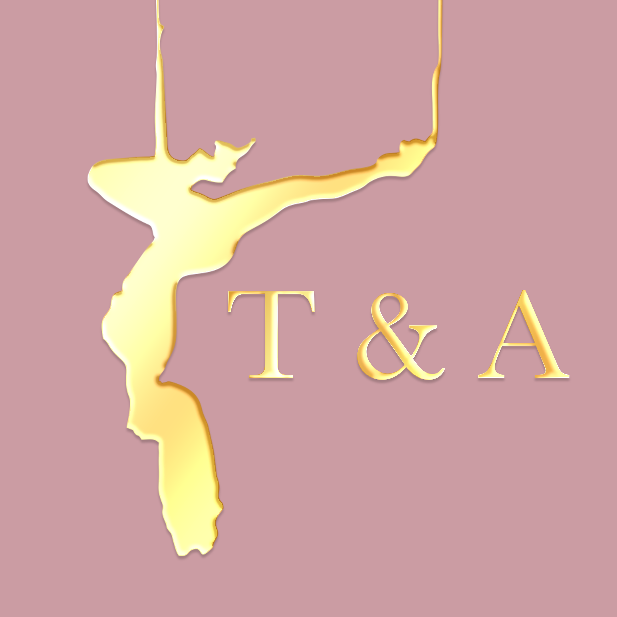 Логотип T&A студия фитнеса и Альфа Гравити