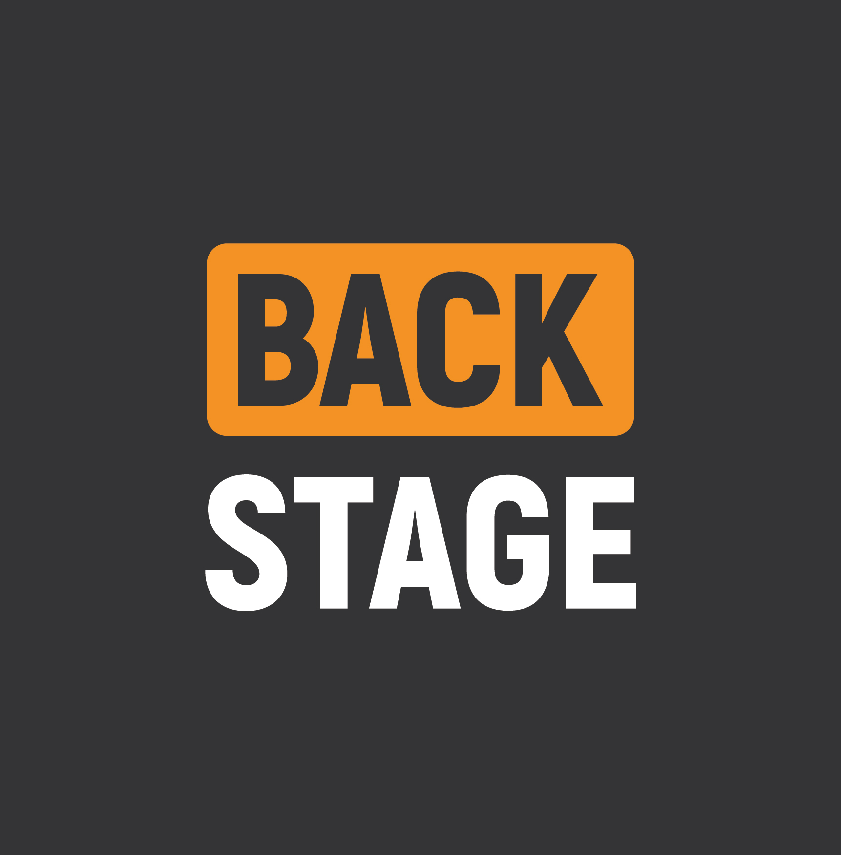 Логотип антикафе "Backstage"