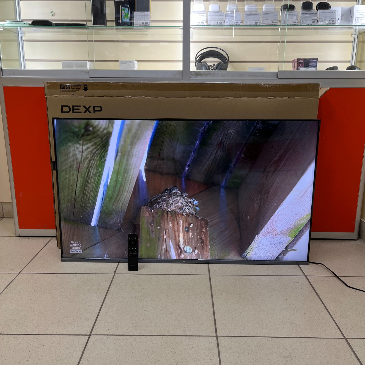 ТВ и видеотехника: Телевизор Dexp 50UCS1/G - На Строителей