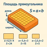 Площадь прямоугольника