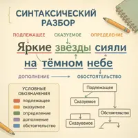 Синтаксический разбор предложения