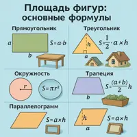 Площадь фигур