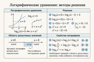 Логарифмические уравнения