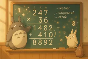 Умножение столбиком