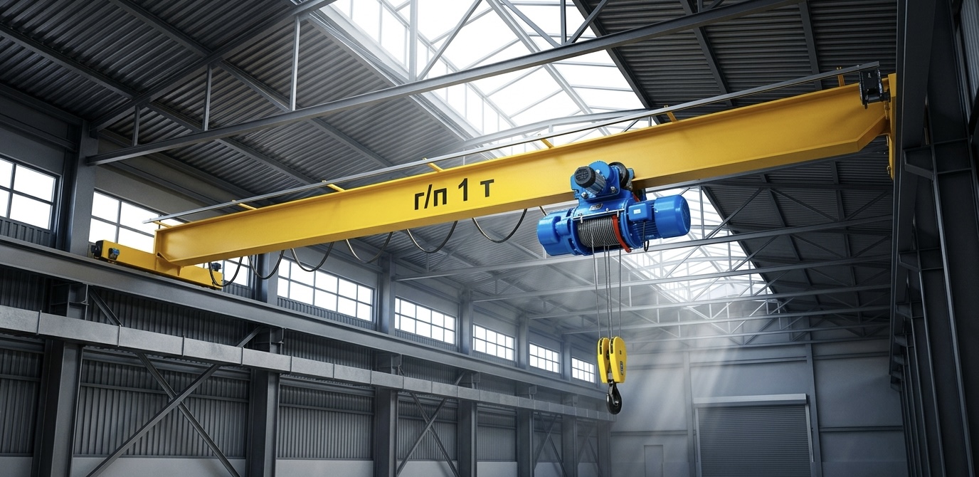 Кран-балка 1 тонна — завод ВЕРЕНТОР Липецк