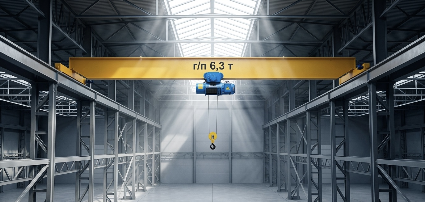 Кран-балка 6.3 тонны — завод ВЕРЕНТОР Липецк