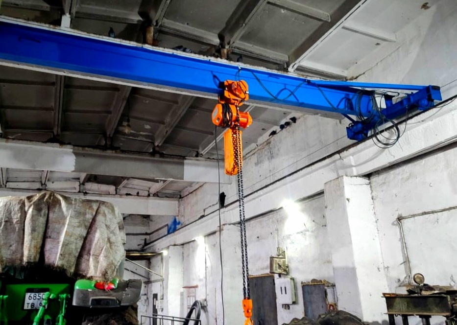 Кран-балка для автосервиса — завод ВЕРЕНТОР Липецк