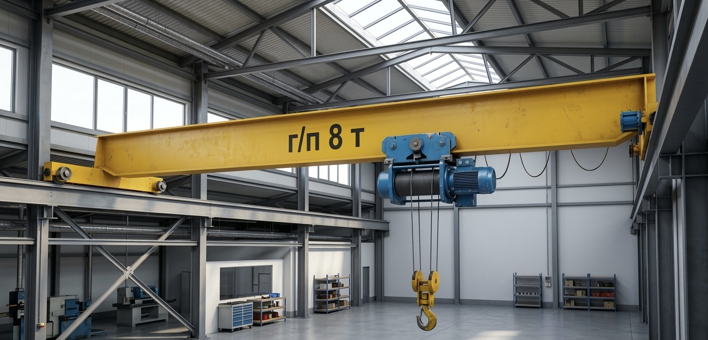 Кран-балка с пролётом 15 метров — завод ВЕРЕНТОР Липецк