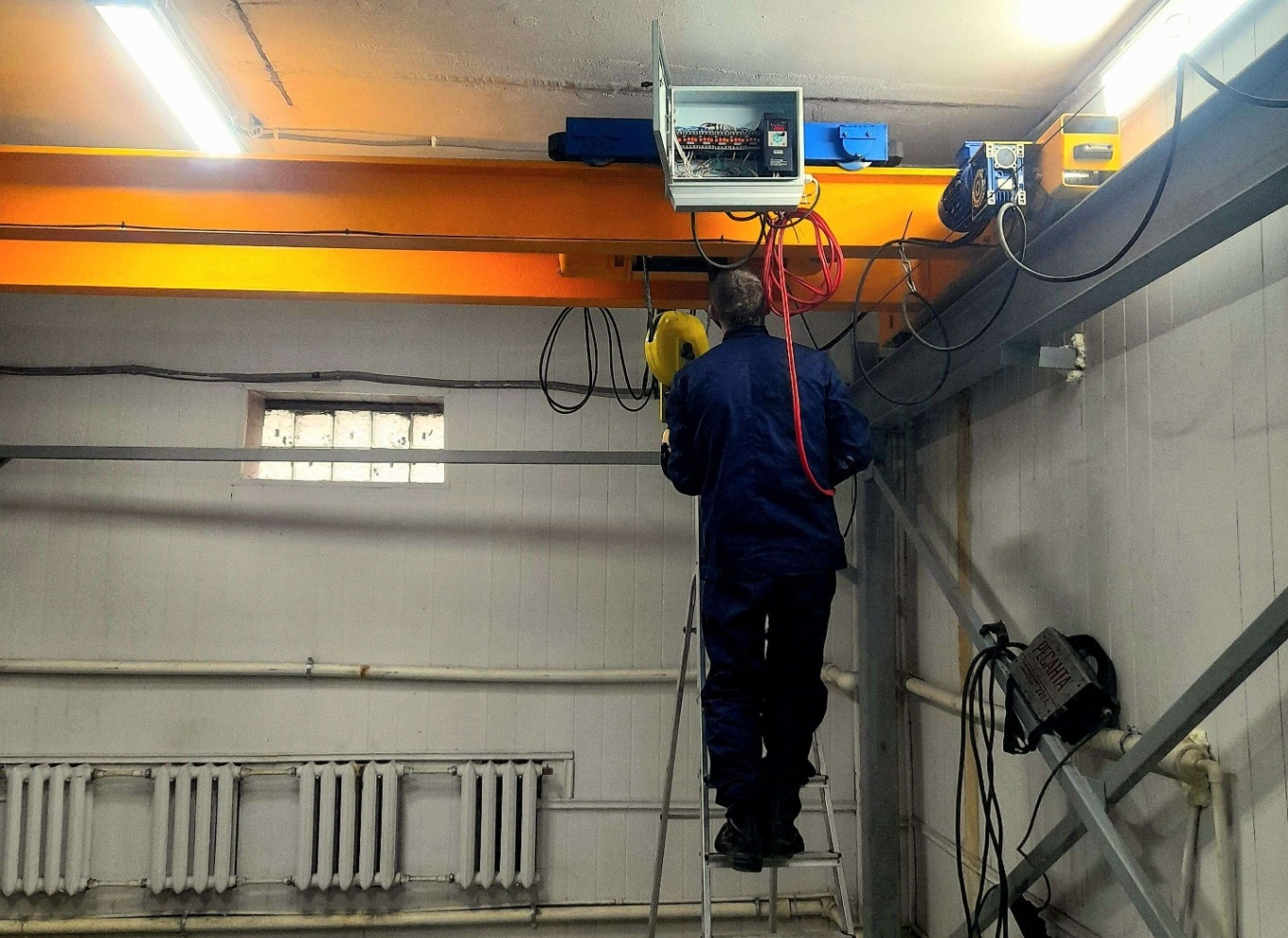 Монтаж кран-балки — завод ВЕРЕНТОР Липецк