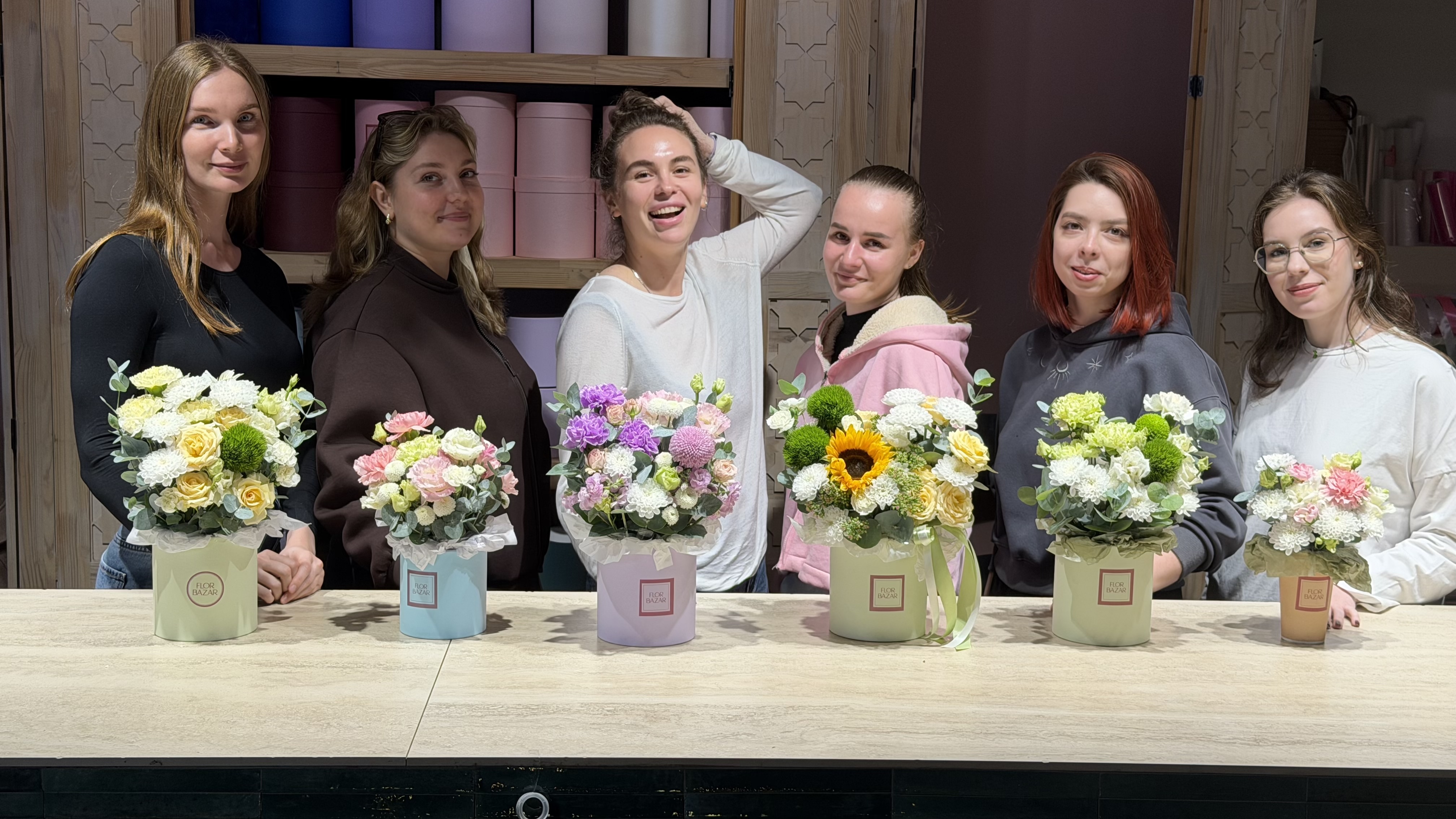 Участницы курса FLORBAZAR Academy