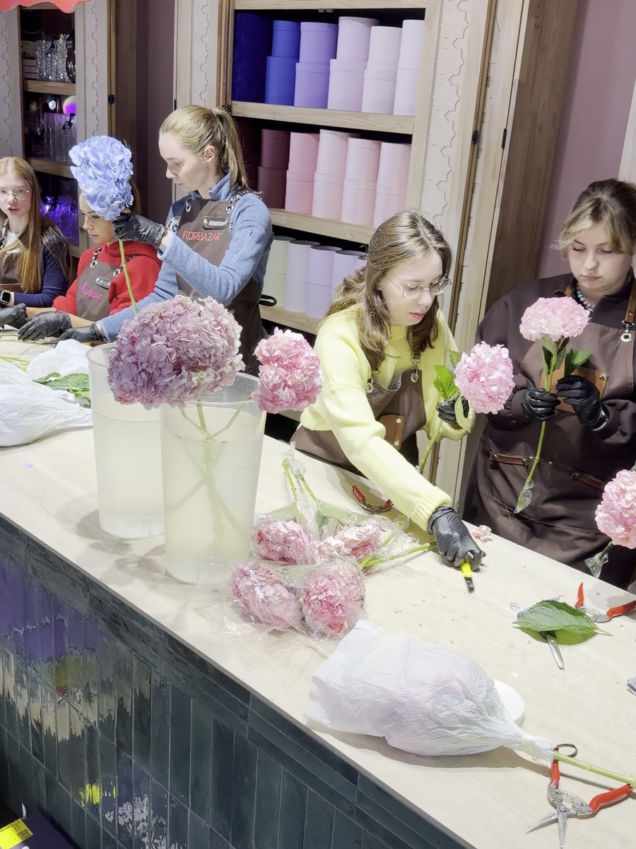 Практика участников курса в магазине FLORBAZAR