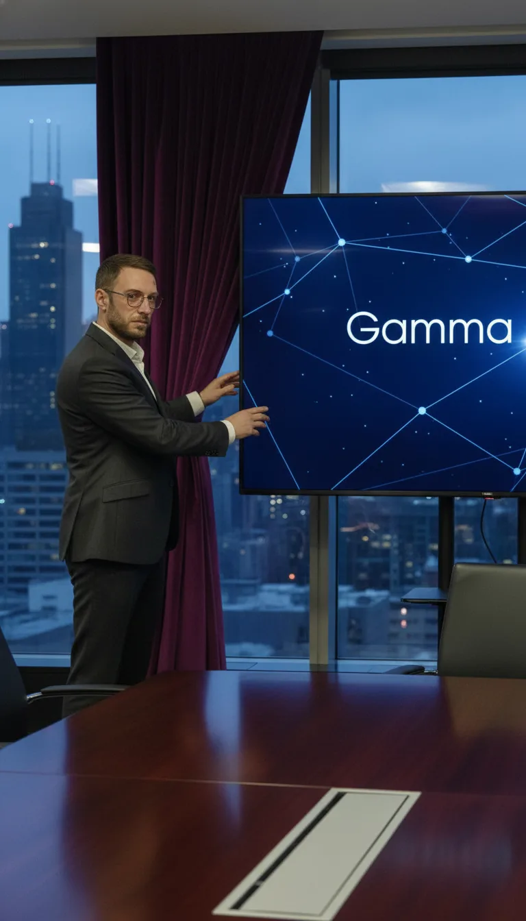 Gamma Claude presentation: create slides directly in chat without extra steps