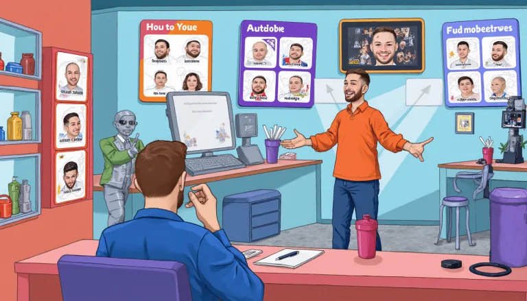 New era: content automation for barbershops
