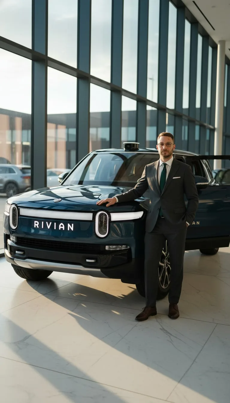 Rivian develops autonomous vehicle, competing in autonomous technology race