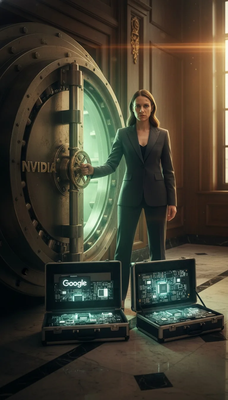 NVIDIA stock fell after news of Google and Meta chip development