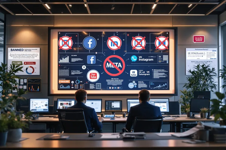 Social media marketing: shocking ban in Russia