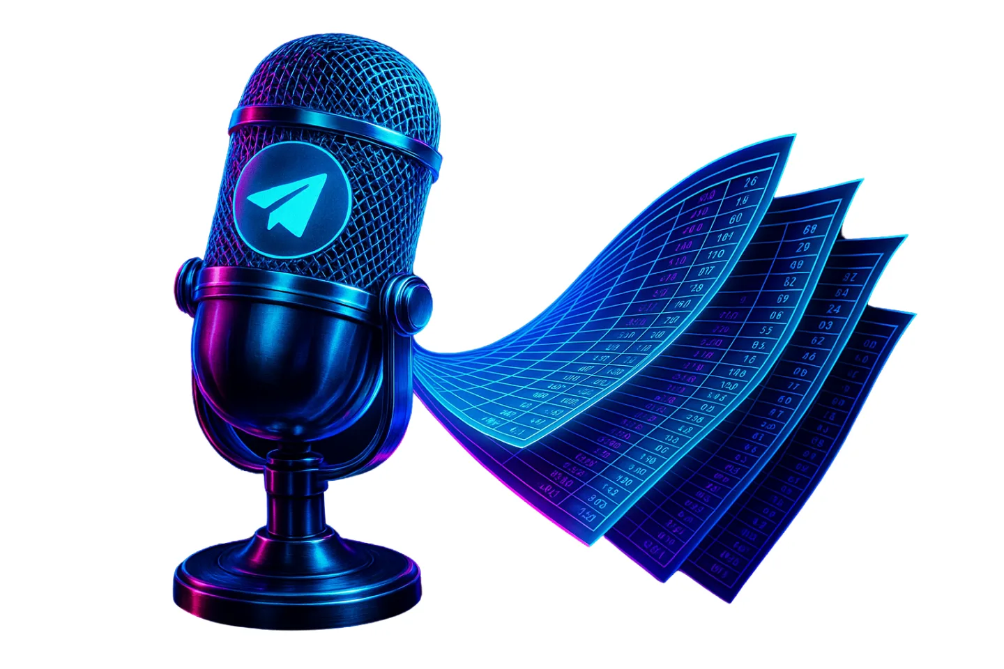 Автоматизация отчётов в Telegram с голосовым AI-поиском
