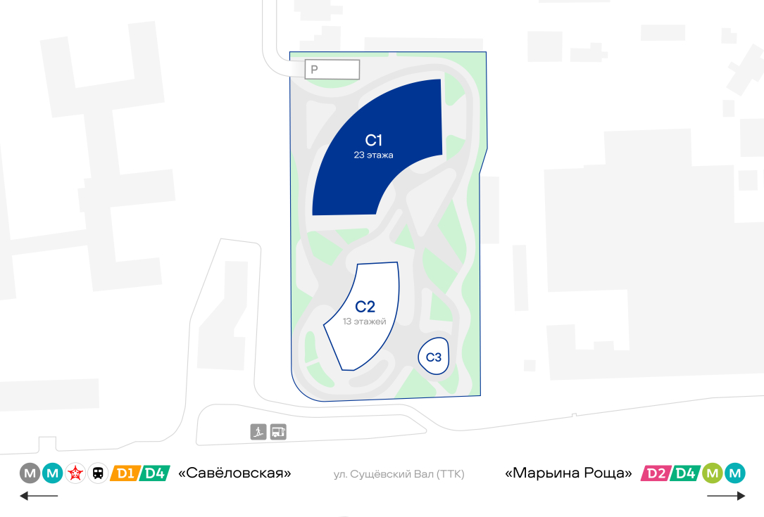 Планировка лота