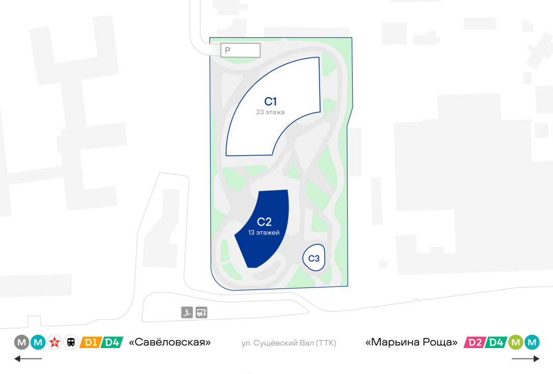 Планировка лота