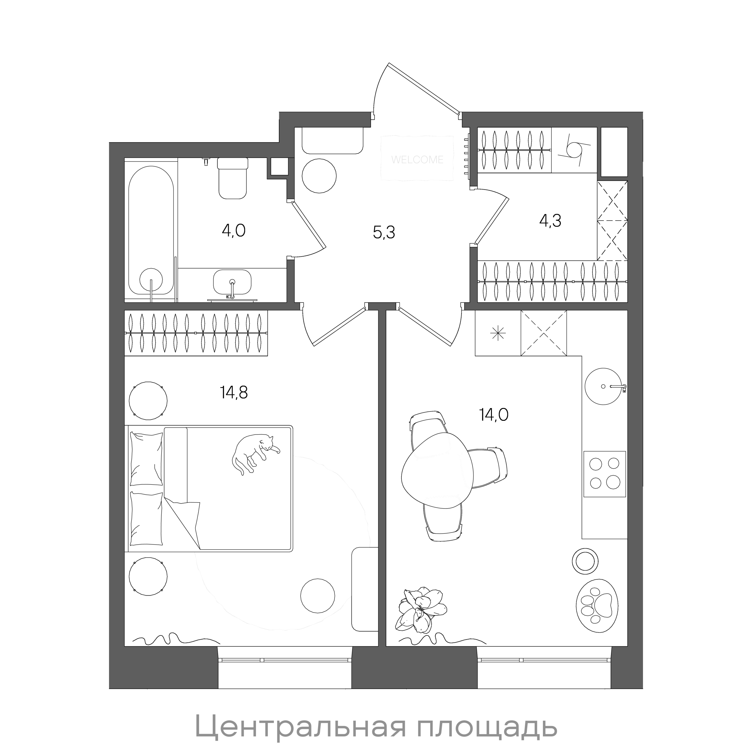 Планировка лота