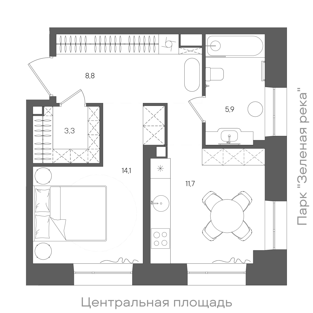 Планировка лота