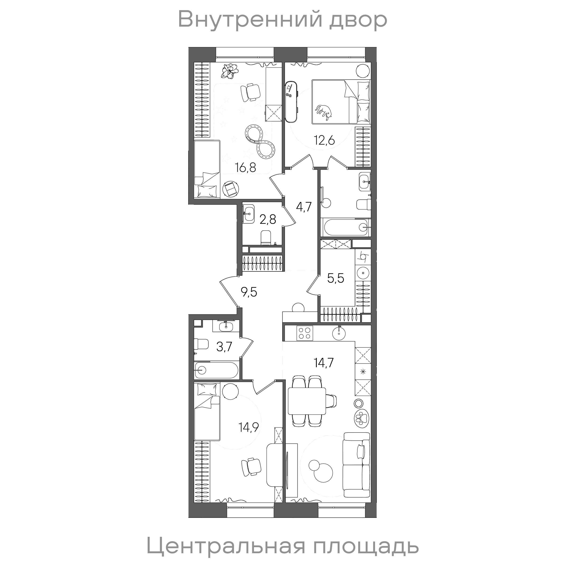 Планировка лота