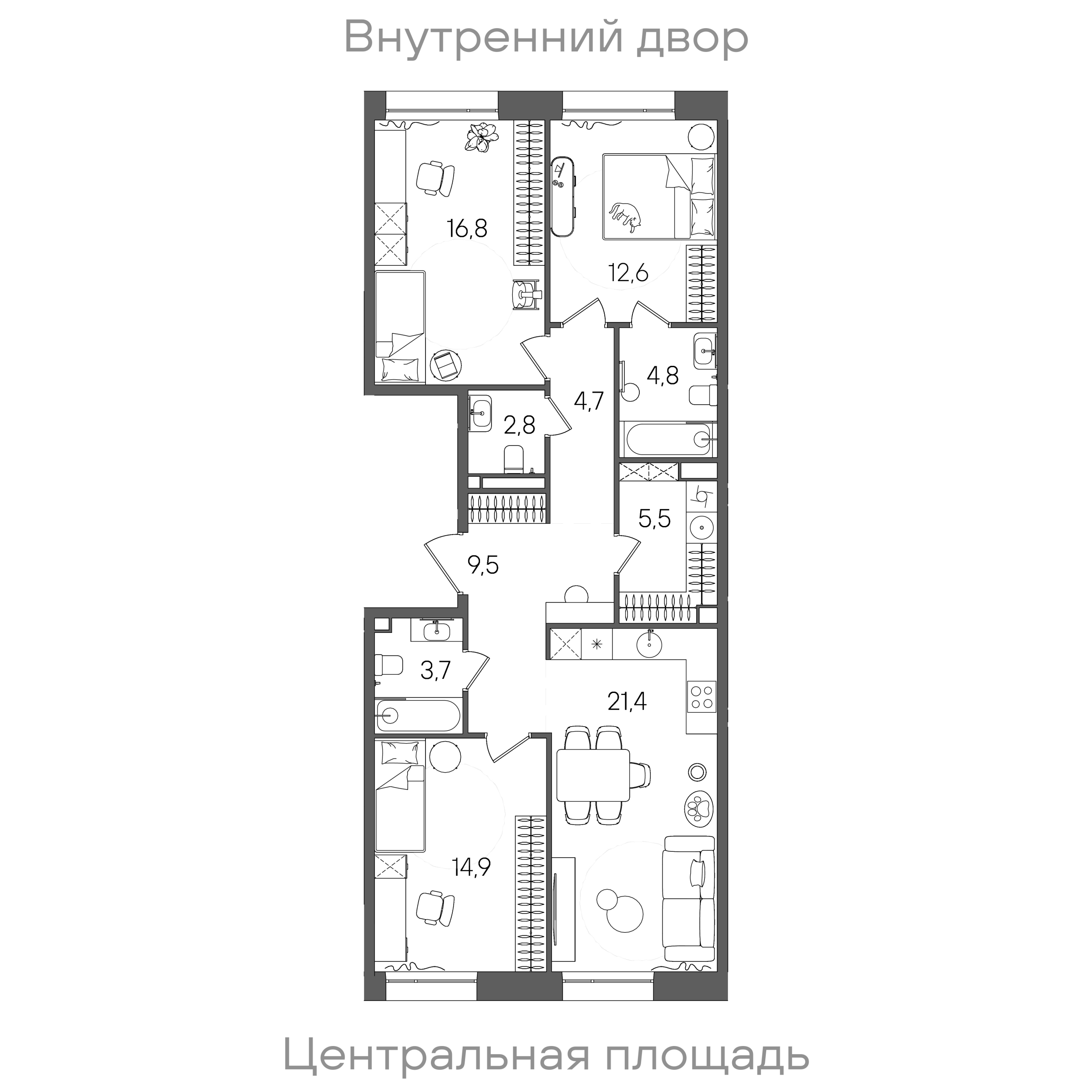 Планировка лота