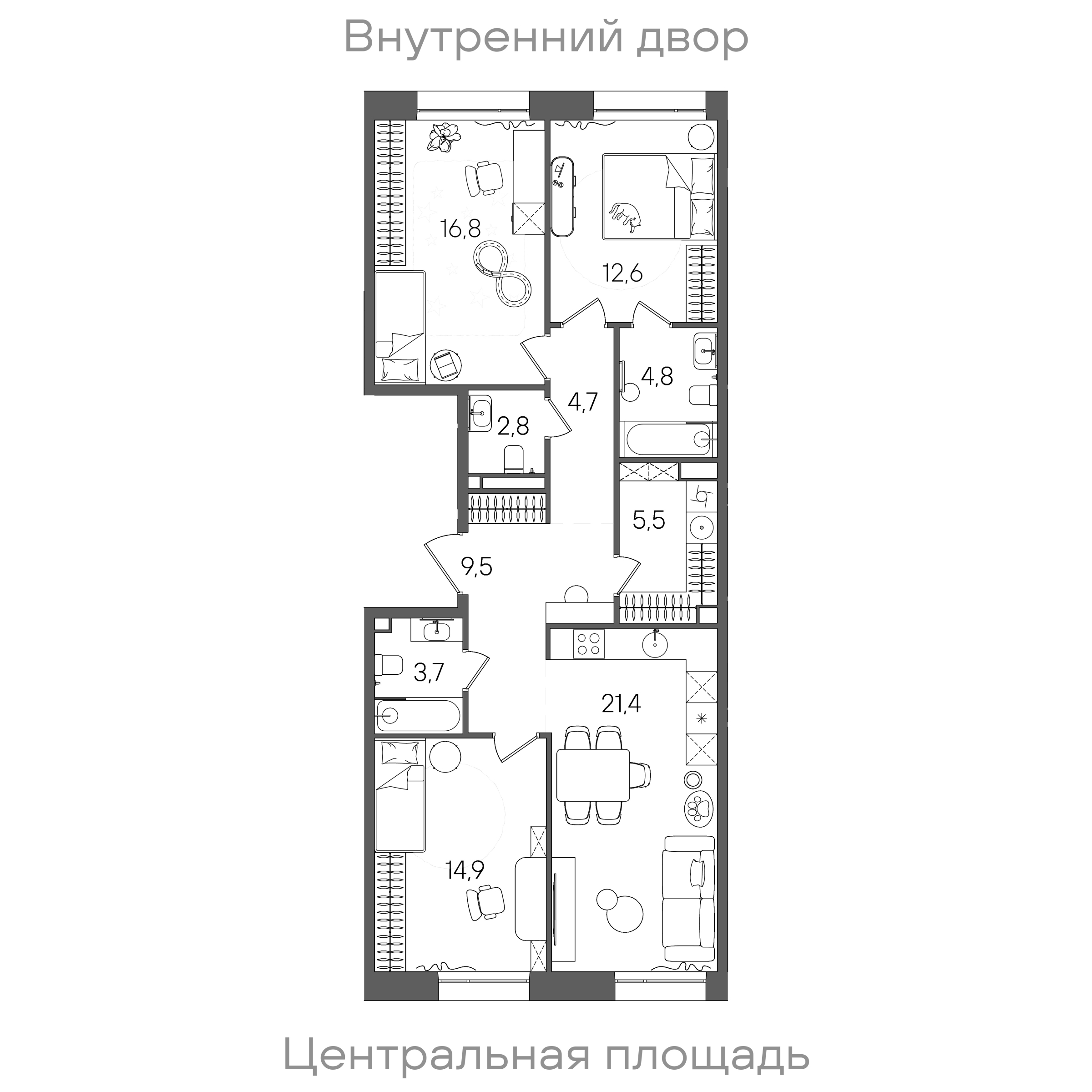 Планировка лота