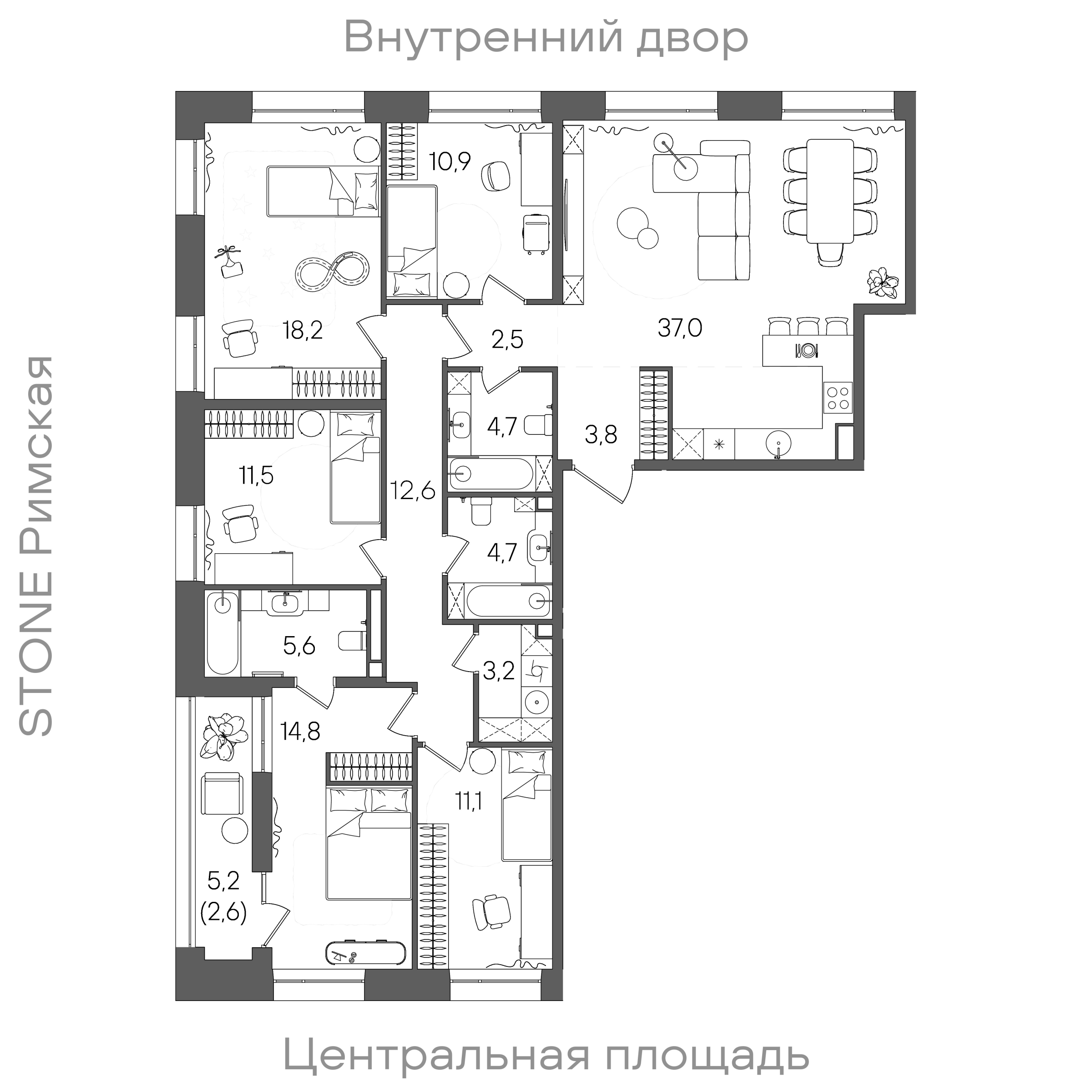 Планировка лота