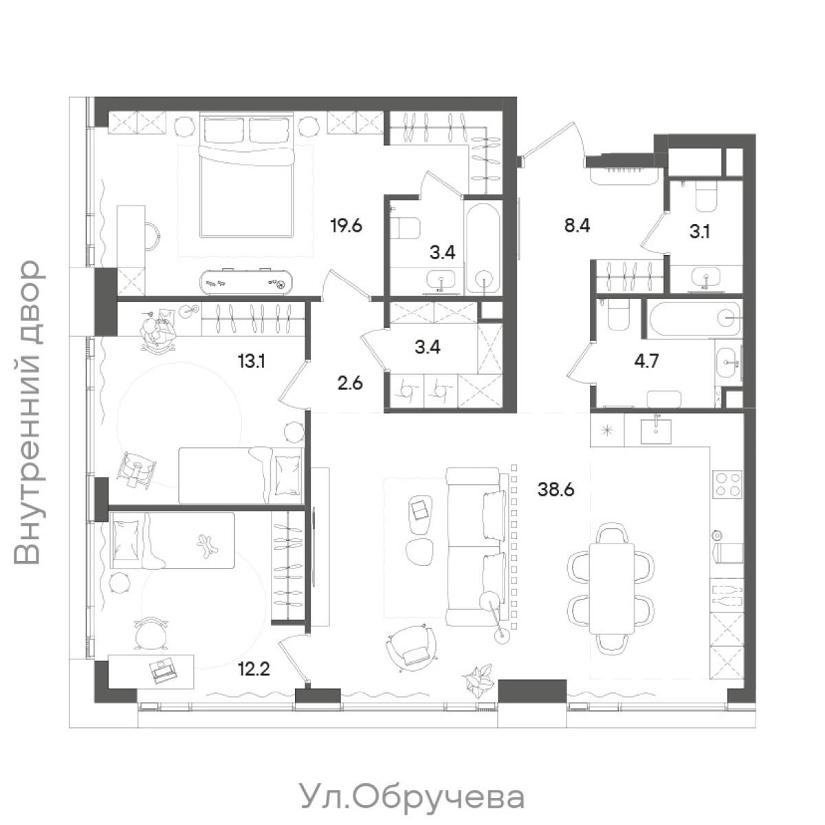 Планировка лота