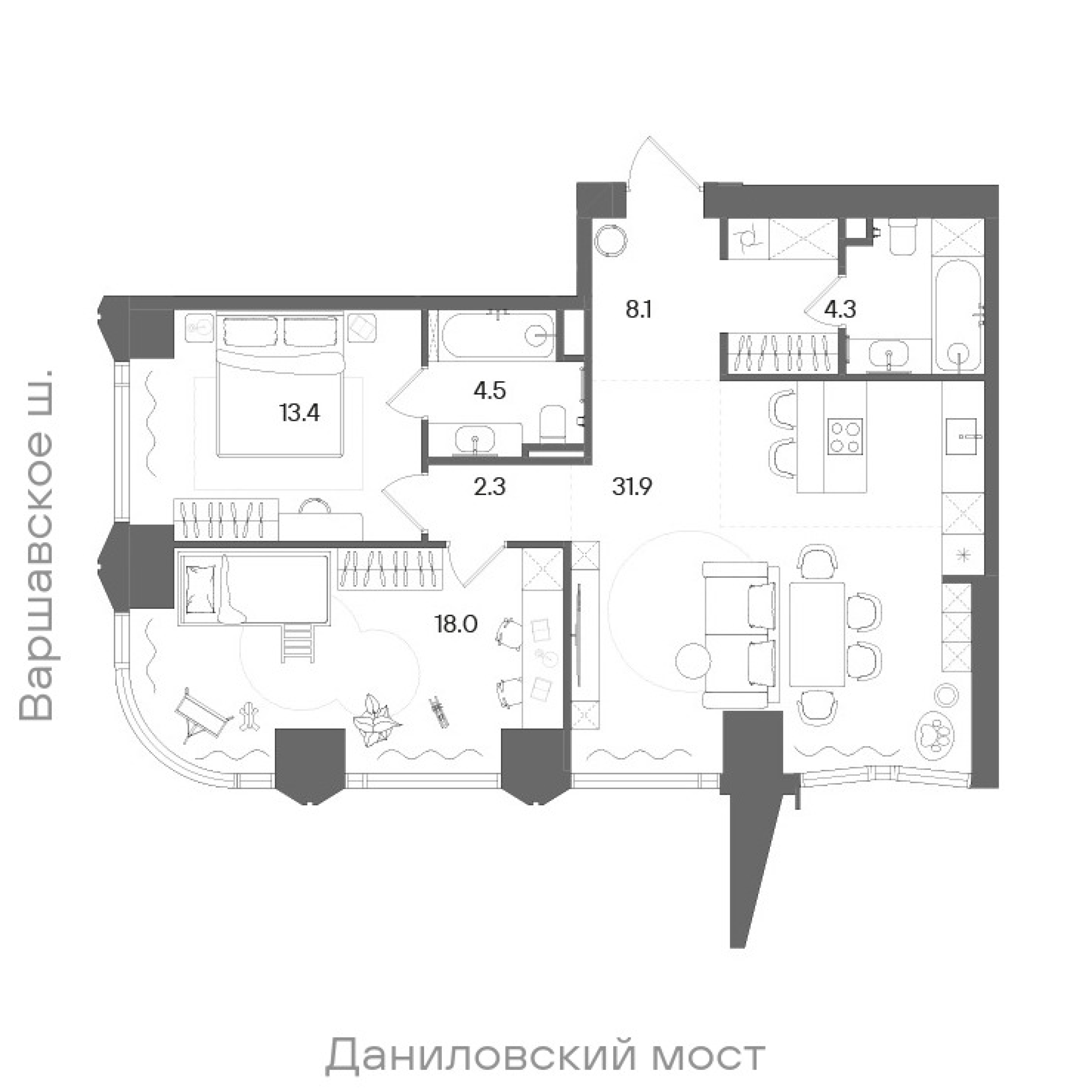 Планировка лота