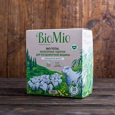 Экологичные таблетки для посудомоечной машины с эвкалиптом «BIO MIO» 30 шт