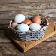 Яйца куриные деревенские, 10 шт. в упаковке
