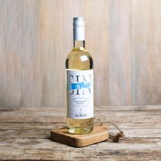 Вино белое полусухое безалкогольное "Vina Albali" Sauvignon Blanc