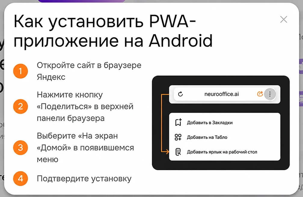 страница настройка аккаунта - доступ на всех устройствах - андроид
