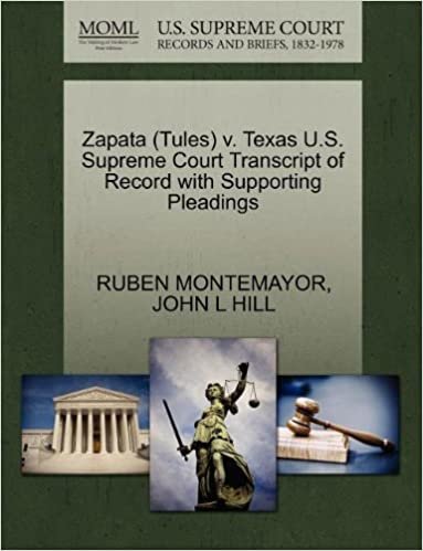 okumak Zapata (Tules) v. Texas U.S. Supreme Court Transcript of Record with Supporting Pleadings