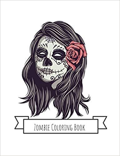 okumak Zombie Coloring Book: Zombie Gifts for Kids 4-8, Boys, Girls or Adult Relaxation | Stress Relief Zombie lover Birthday Coloring Book Made in USA