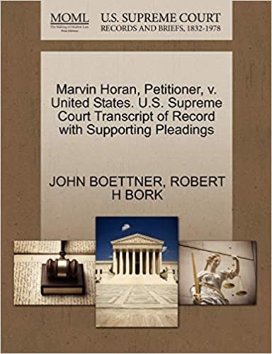 okumak Marvin Horan, Petitioner, v. United States. U.S. Supreme Court Transcript of Record with Supporting Pleadings