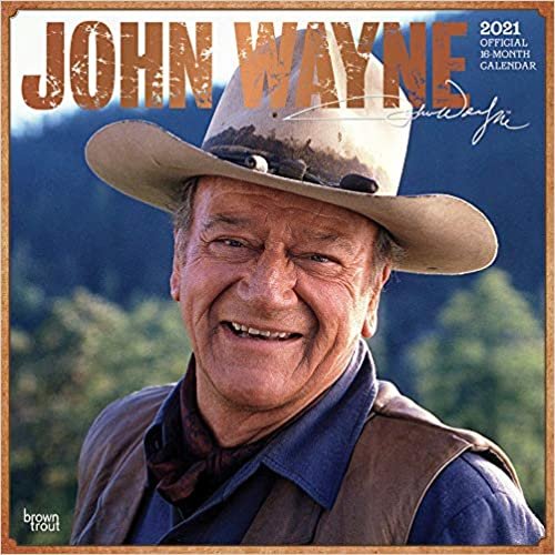 okumak John Wayne 2021 - 16-Monatskalender: Original BrownTrout-Kalender [Mehrsprachig] [Kalender] (Wall-Kalender)