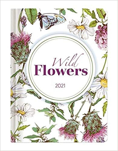 okumak Ladytimer Wild Flowers 2021 - Blumen - Taschenkalender A6 (11x15 cm) - Weekly - 192 Seiten - Notiz-Buch - Termin-Planer - Alpha Edition