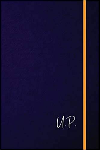 okumak U.P.: Classic Monogram Lined Notebook Personalized With Two Initials - Matte Softcover Professional Style Paperback Journal Perfect Gift for Men and Women