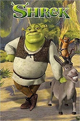 okumak Shrek Notebook: Notebook. Journal. Dairy. Best Gift for your kids. Boys and girls. Shrek Donkey. Composition Notebook120 page blank lined journal. for writing thoughts and dairy.