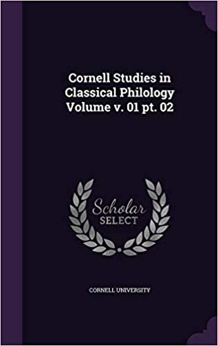 okumak Cornell Studies in Classical Philology Volume v. 01 pt. 02