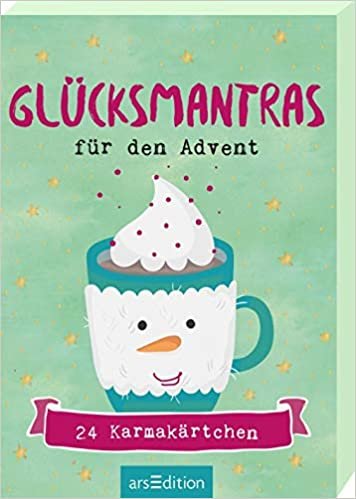 okumak Glücksmantras für den Advent: Adventskalender Kartenbox mit 24 Karmakärtchen