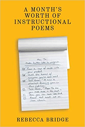 okumak A Month&#39;s Worth of Instructional Poems
