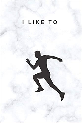 okumak I Like To Run Notebook Gift: Lined Notebook/Journal Gift, 100 Pages, 6x9, Soft Cover, Matte Finish
