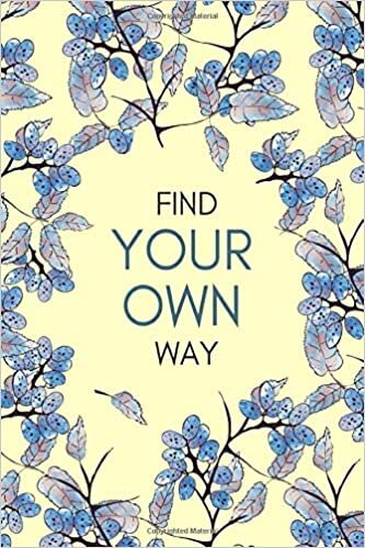 okumak Find Your Own Way: 6x9 Large Print Password Notebook with A-Z Tabs | Medium Book Size | Stylish Painting Floral Design Yellow