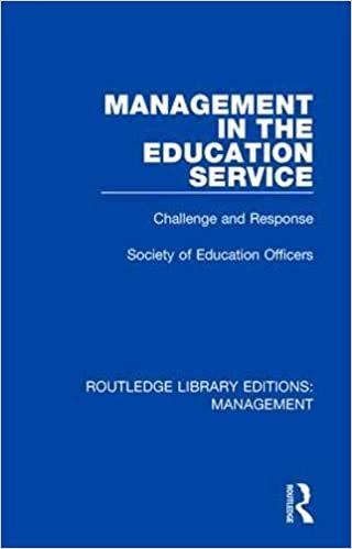 Management in the Education Service: Challenge and Response