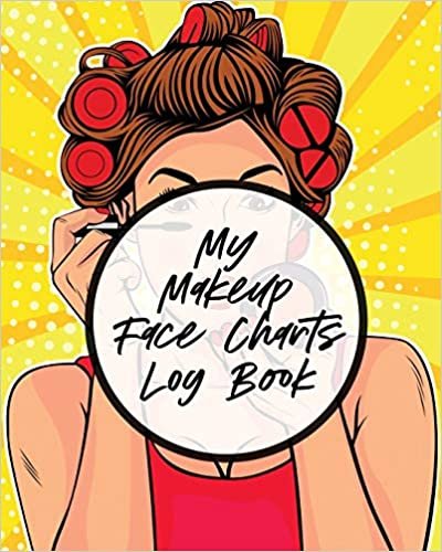 okumak My Makeup Face Charts Log Book: Practice Shape Designs | Beauty Grooming Style | For Women