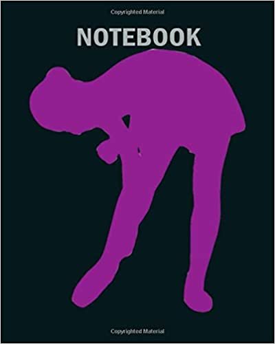 okumak Notebook: silhouette danse  - 50 sheets, 100 pages - 8 x 10 inches